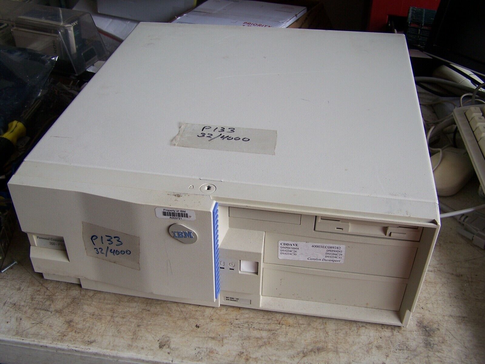 IBM Personal Computer 350-P133 Type 6586 Model 79T  - Estate Sale SOLD AS IS
