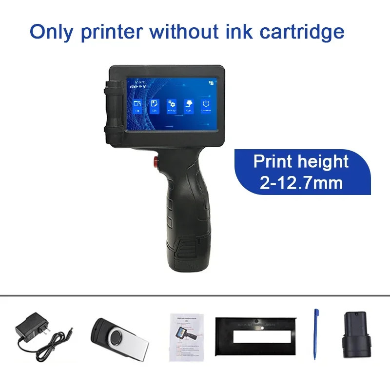 P17 Handheld Inkjet Printer Date Number Expiry Date Logo QR Bar Batch Code Expir