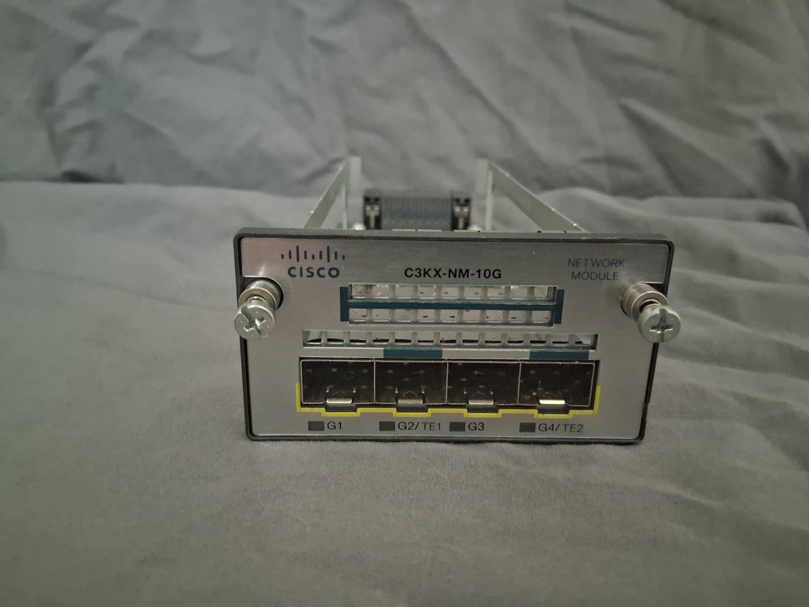 Cisco C3KX-NM-10G 10Gb SFP+ Network Module 4-Port 
