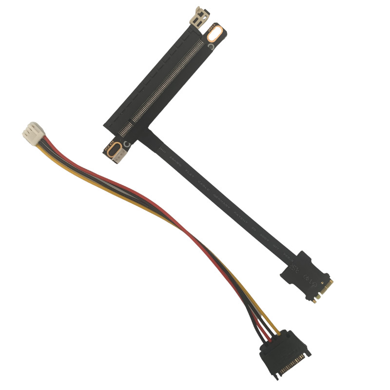 M.2 WiFi A/E Key to PCIE 3.0 Graphics extension cables, 8G\bps