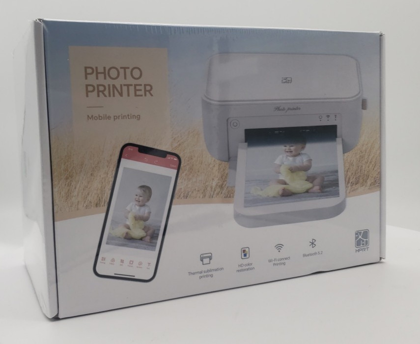 HPRT Photo Printer 4×6”, Wi-Fi Full-Color Instant Phone Phtoto Printer for iPhon