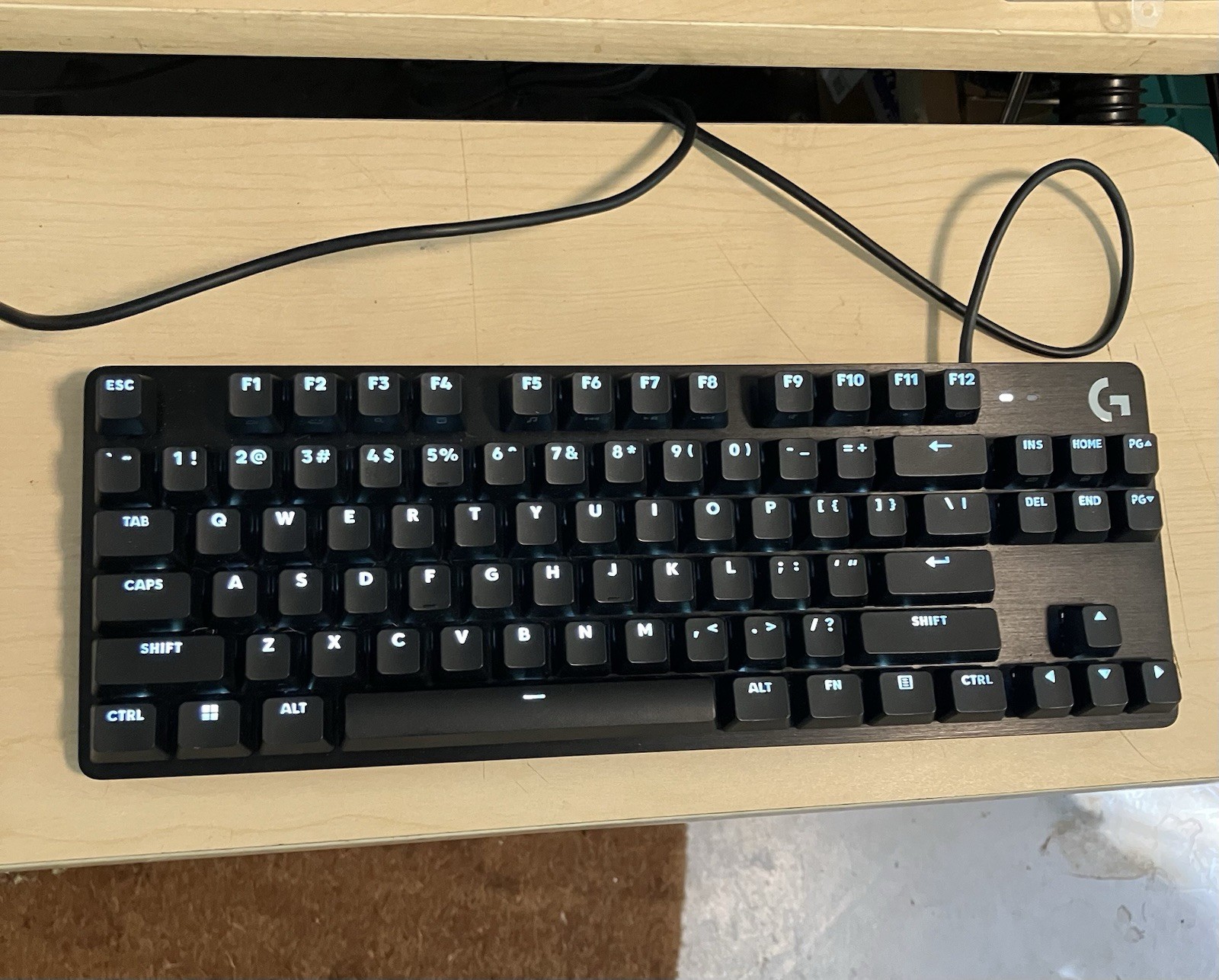 Logitech G413 TKL SE Mechanical Gaming Wired Keyboard Black LED