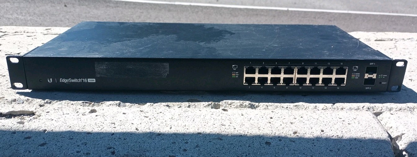 Ubiquiti Networks ES-16-150W EdgeSwitch 16 150W  16-Port Switch - Fast Shipping