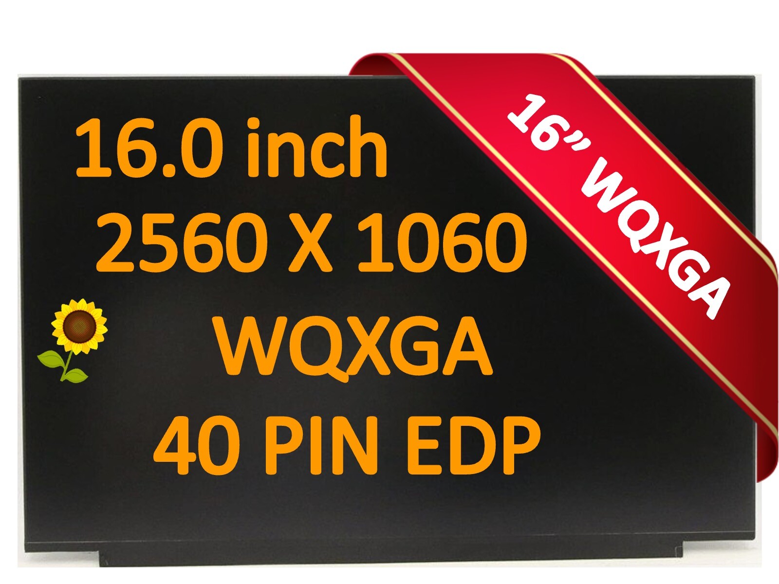 B160QAN02.0 B160QAN02.K 16" LCD Screen 2.5K Display Panel 40 Pin 165Hz 0YF3DG