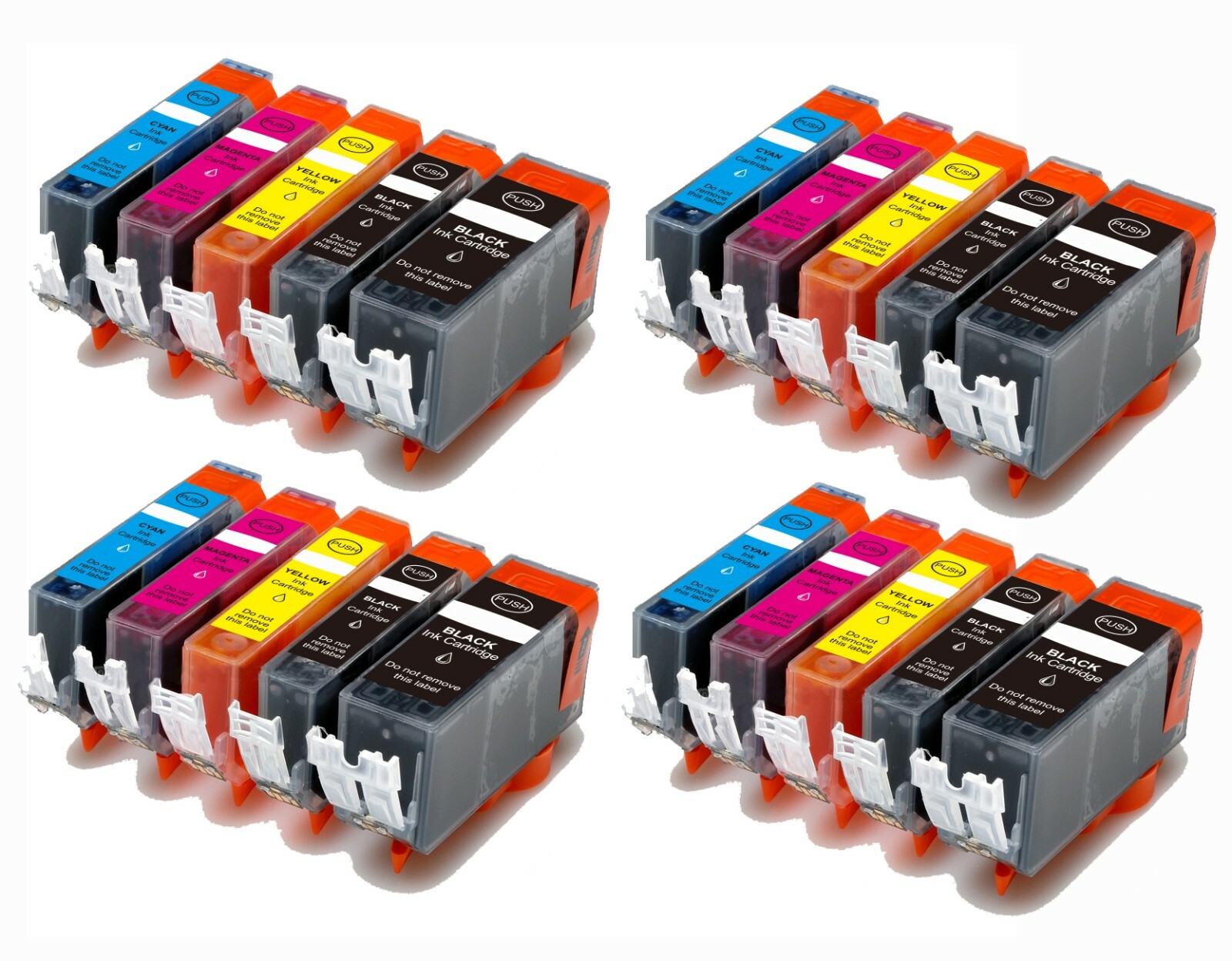 20 PK Inkjet Cartridges with chip for PGI-220 CLI-221 MP620 MP640 MX870 MX860