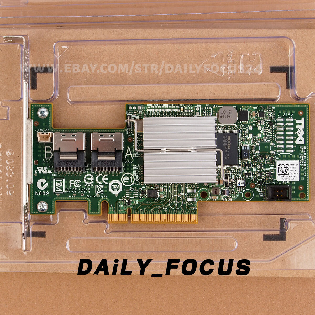 Dell H200 Integrated HBA SAS w/ LSI 9210-8i 6Gbps P20 IT Mode ZFS FreeNAS unRAID