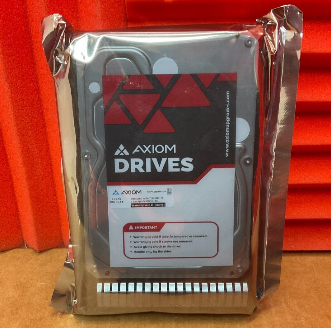 Axiom HP 4TB SATA 7200 rpm Hard Drive Gen10 LFF Hot Swap 872491-B21-AX ✅❤️️✅❤️️