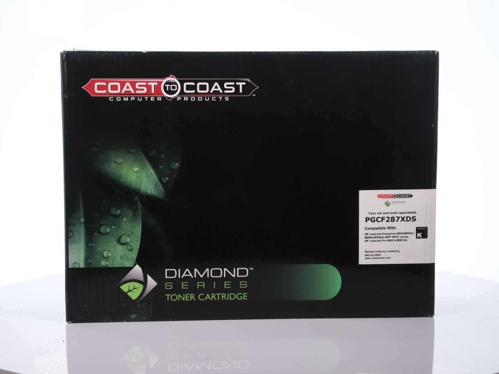 Coast To Coast Diamond Series Toner Cartridge PGCF287XDS Black