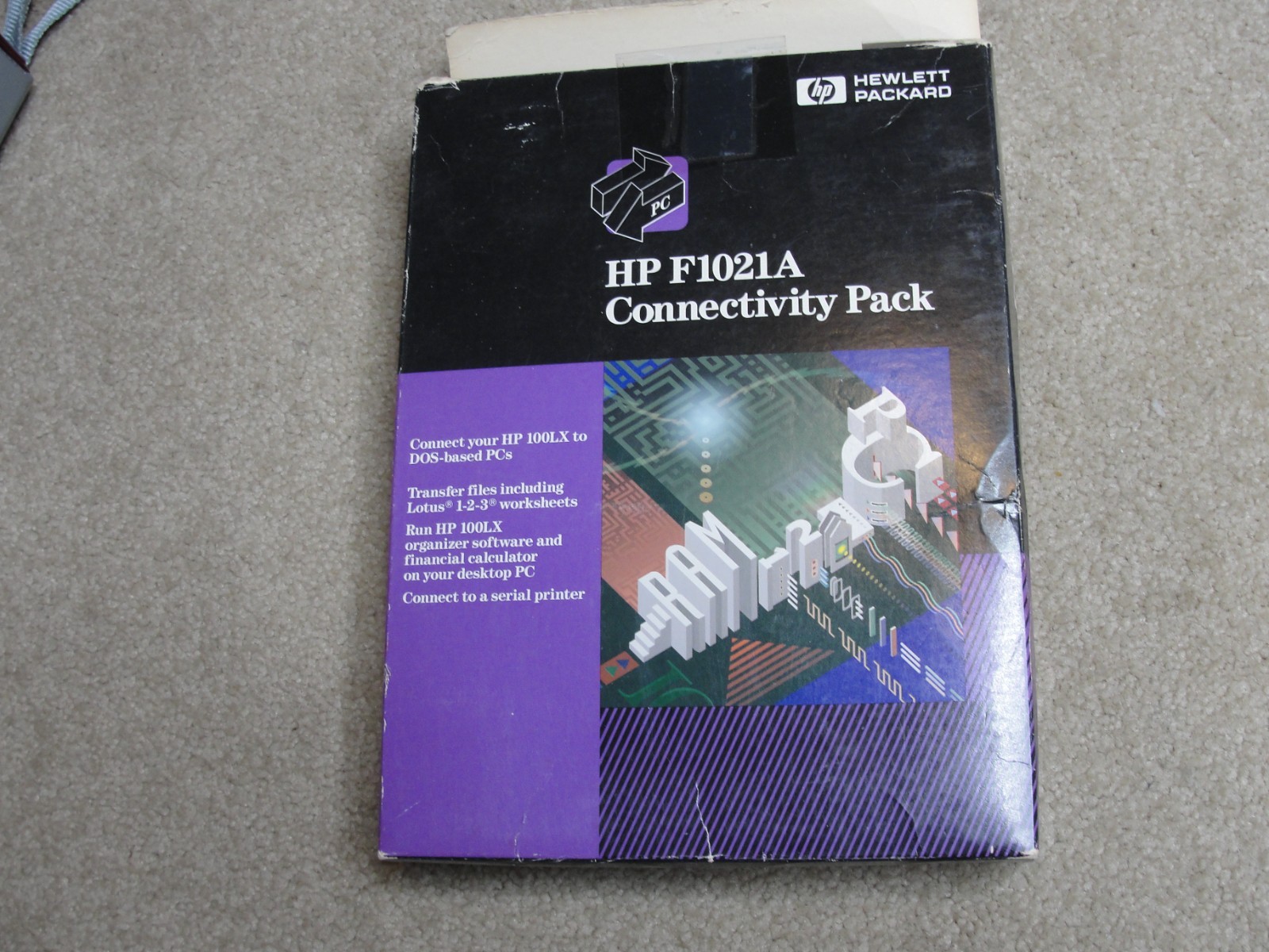 HP F1021A Connectivity Pack for Vintage Hewlett Packard 100LX Palmtop Computer
