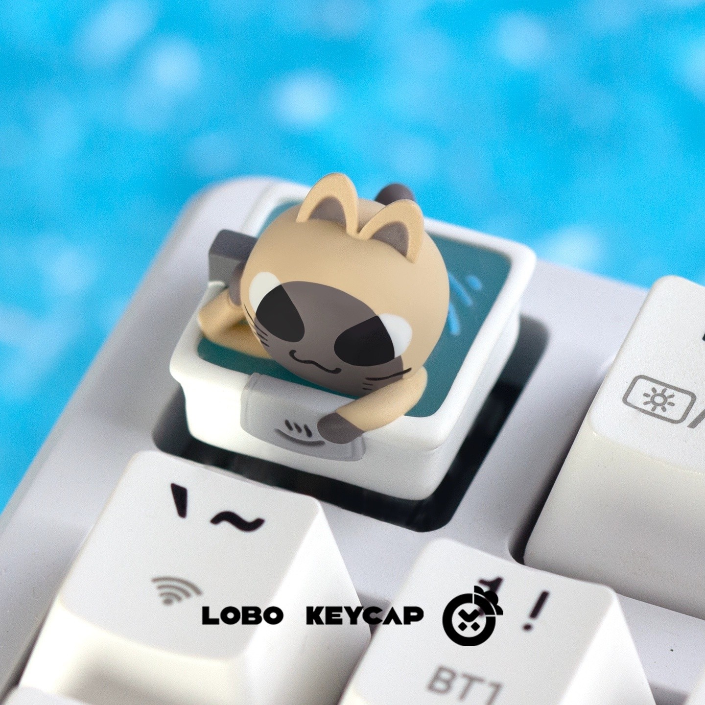 Kawaii Artisan Resin Keycap Handmade Custom MX Cherry Mechanical Keyboard