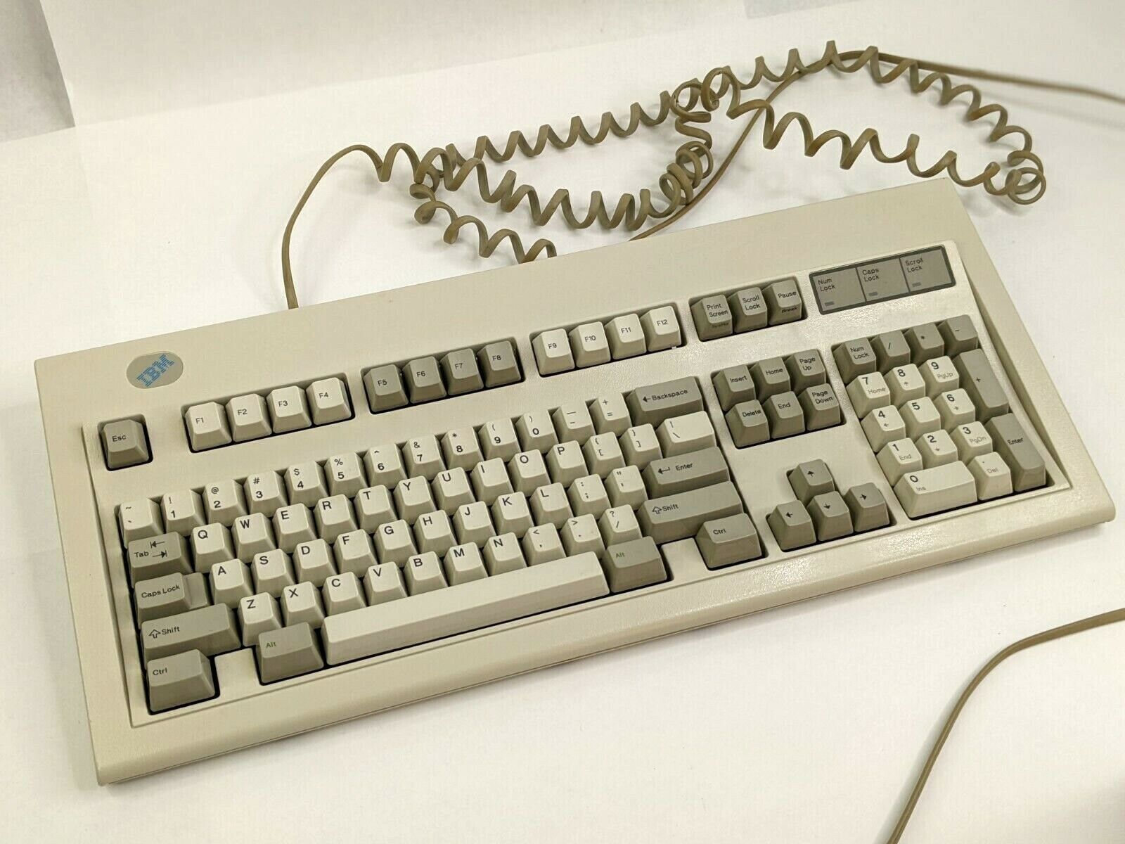 Vintage IBM Lexmark Model M Keyboard 1993 PS/2 Click 52G9658 Clean, Tested VIDEO