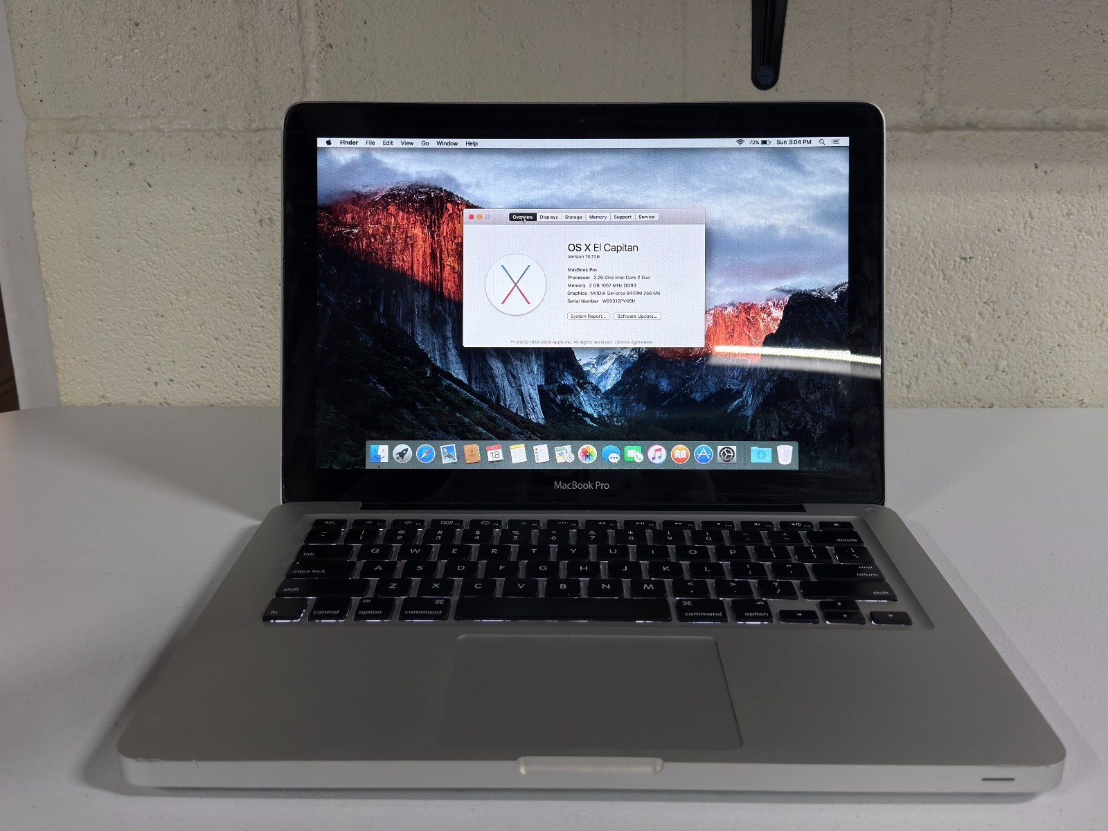Apple MacBook Pro 13" 2009 A1278 (Core 2 Duo 2.26GHz, 2GB RAM, 160GB HDD)