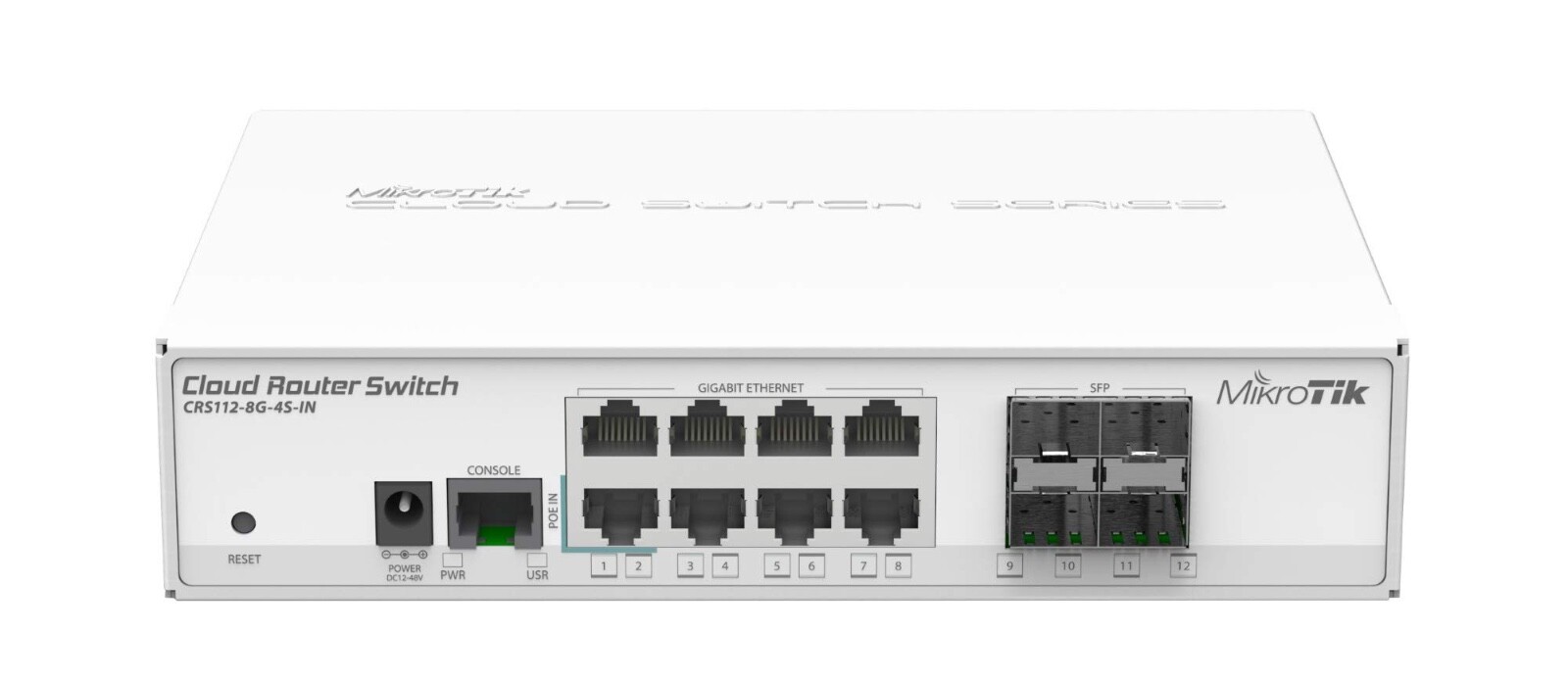 MikroTik CRS112-8G-4S-IN 400MHz 128MB 8xGigabit 4xSFP L5 New