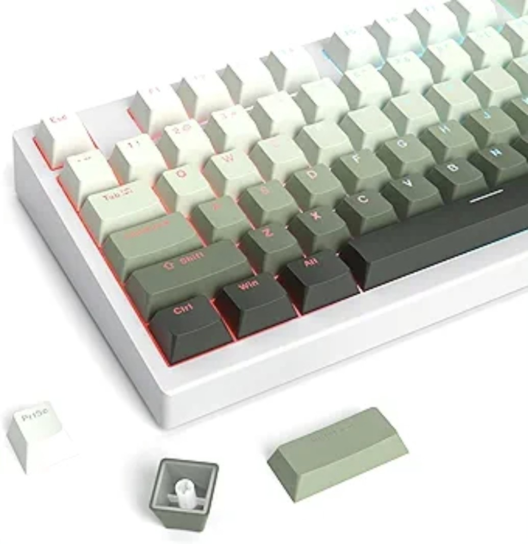 kred 135 Key Gradient Keyboard Keycap Set Backlit, OEM Profile-PBT Material