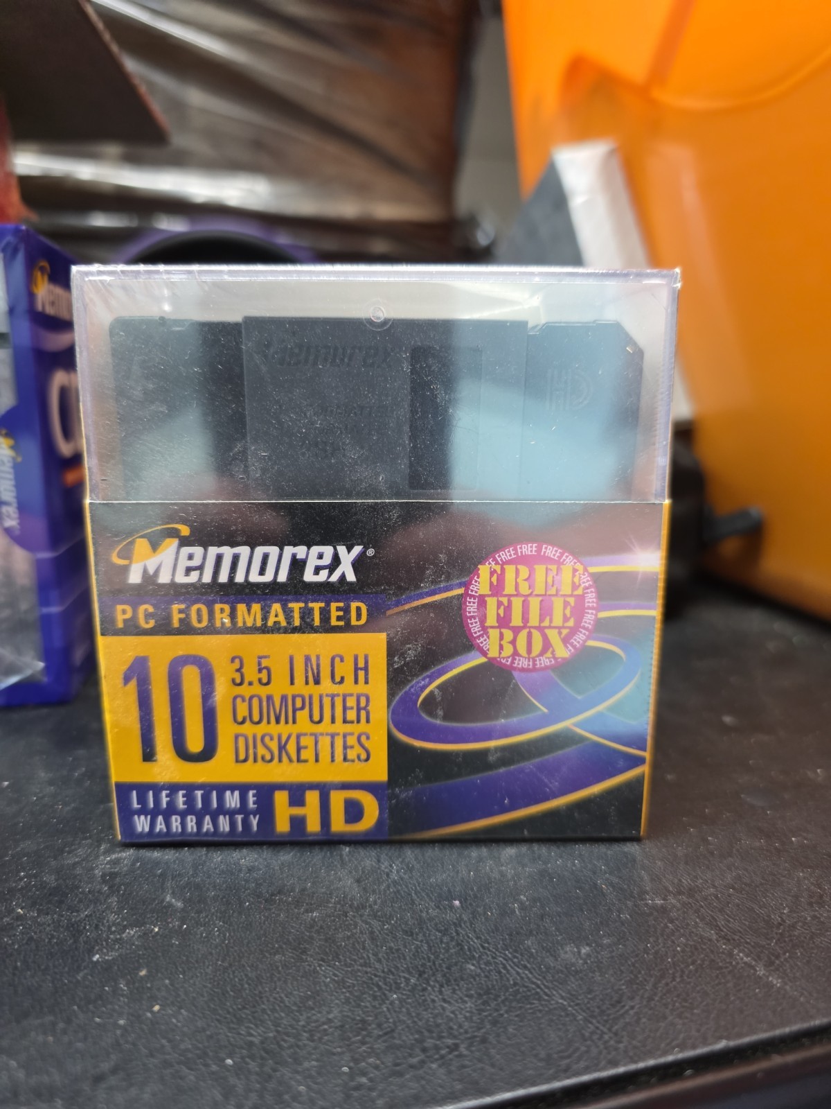 Memorex Black Diskettes Floppy Disks 10-Pack 3.5"  Brand New Sealed