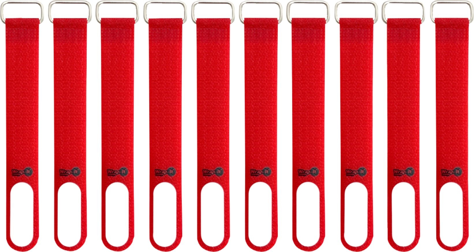 Wrap-It Storage - Cinch-Straps, 5" 10-Pack Write on Label for Cord Identifica...