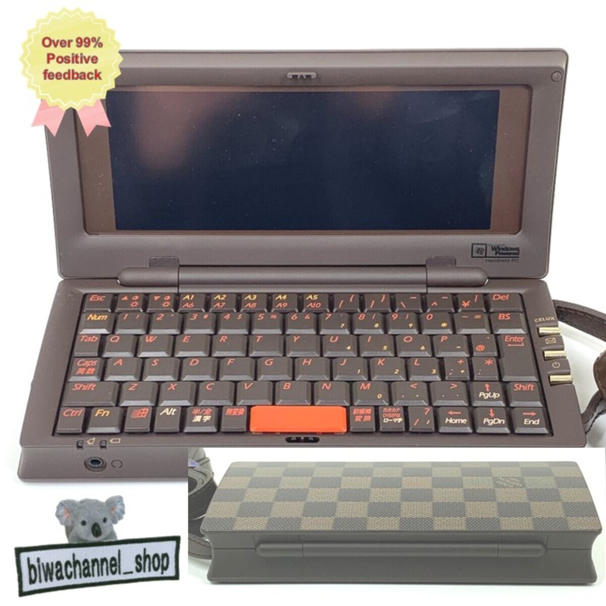 Louis Vuitton Novelty Laptop Computer Damier Ebene CELUX VIP 25th anniversary