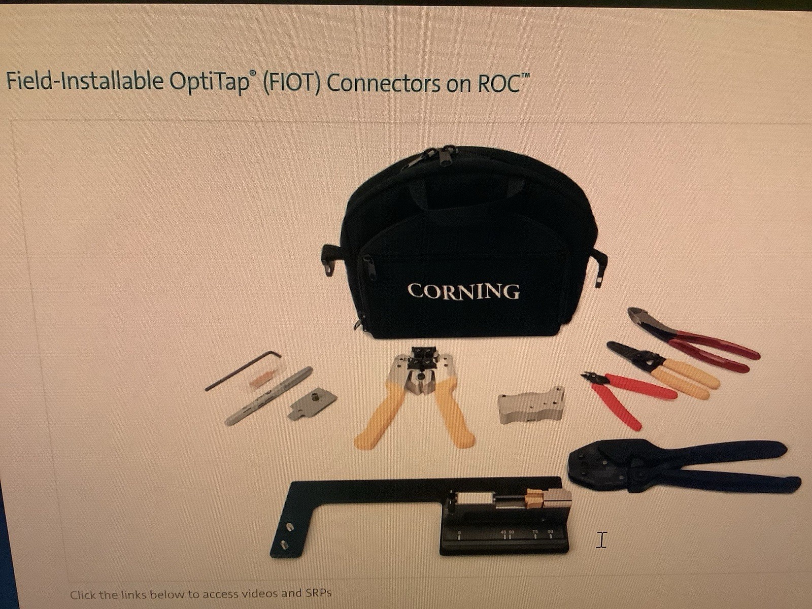 Corning TKT-FIOT-ROC Field Installable OptiTap FIOT Fiber Optic Kit