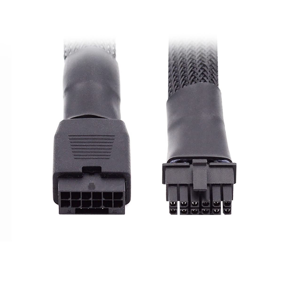 CY 12VHPWR ATX3.0 PCI-E 5.0 Power Modular Cable Male to Female Extension 17cm...