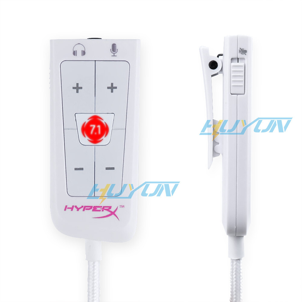 For HyperX Cloud II DSP USB to 3.5mm Sound Card 7.1 Surround Sound Cloud Virtual