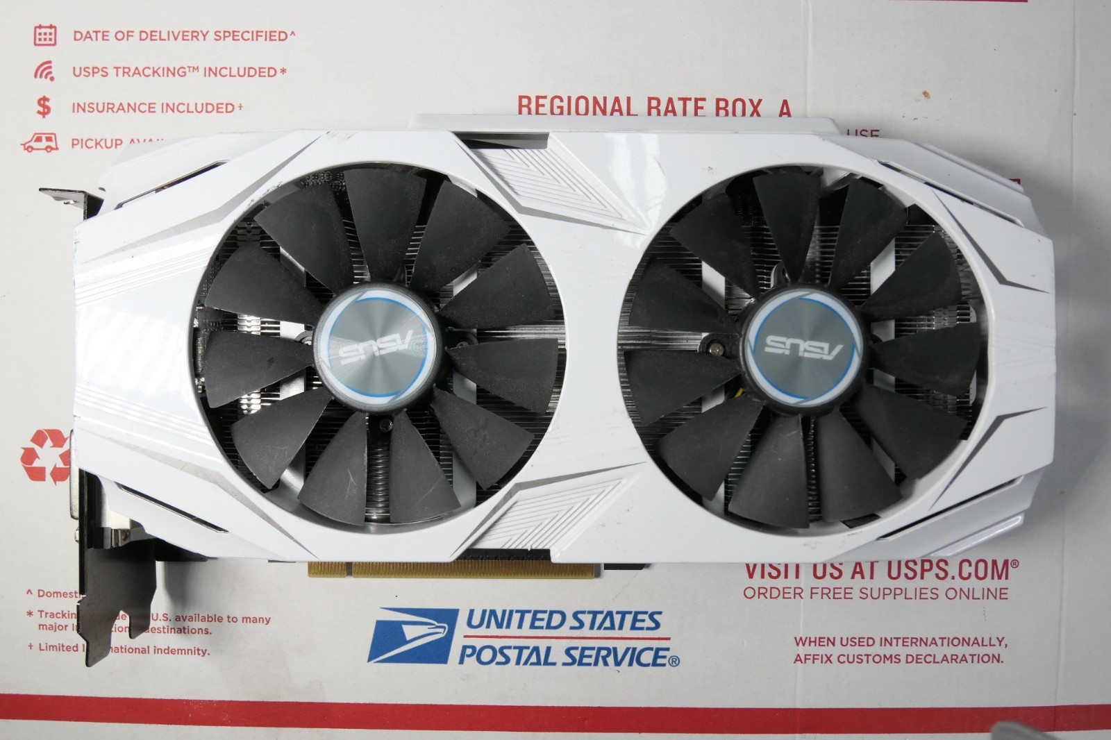 ASUS Dual GeForce GTX 1060 6GB GDDR5 Graphics Card White DUAL-GTX1060-O6G