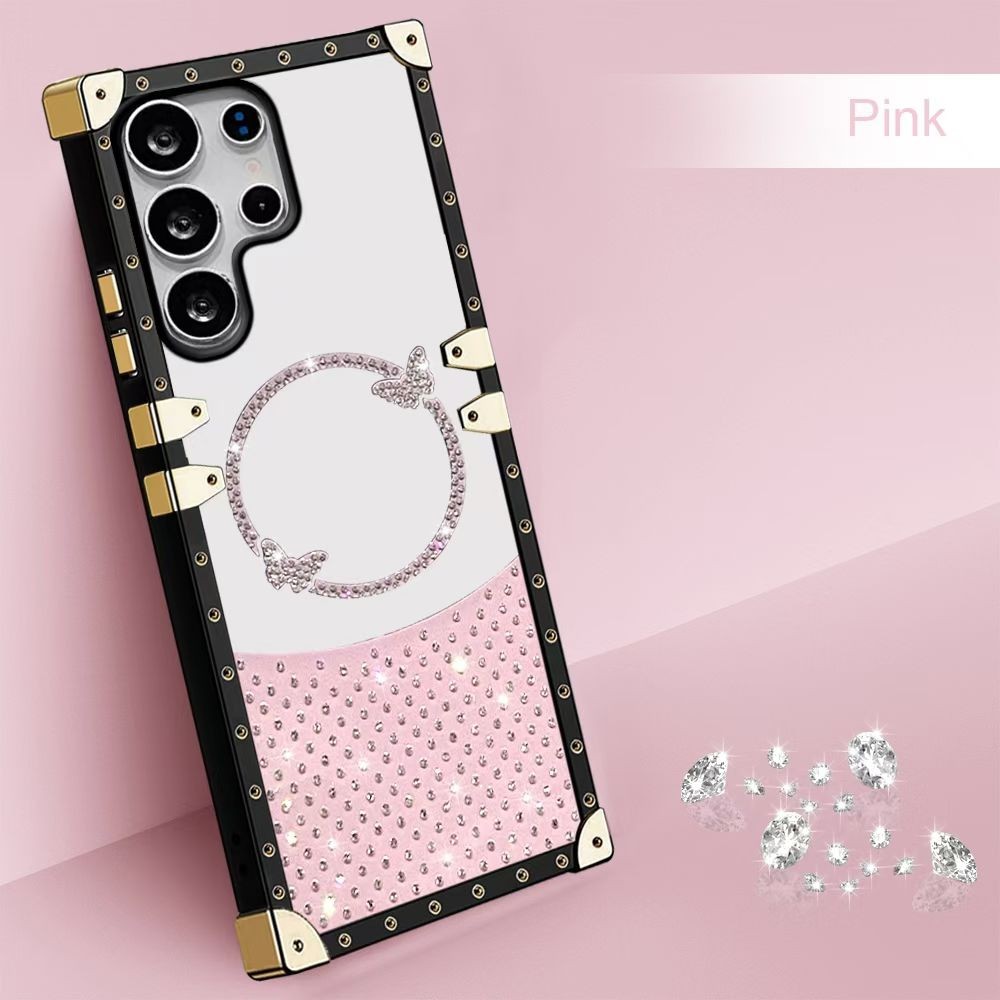 Mirror Butterfly Phone Case For Motorola Google 7 8 Tecno Spark Go Camon LG