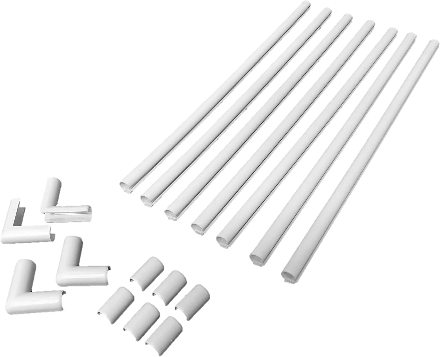 Legrand  Cordmate Paintable 108 Inch Cord Cover Kit White 17 Piece
