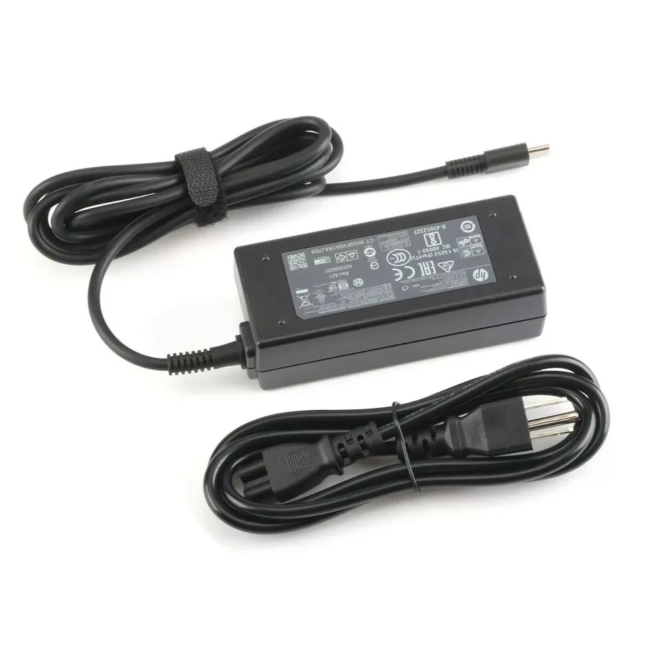 Genuine HP 45W USB-C Charger AC Adapter For Chromebook X360 L42206-002 TPN-LA06