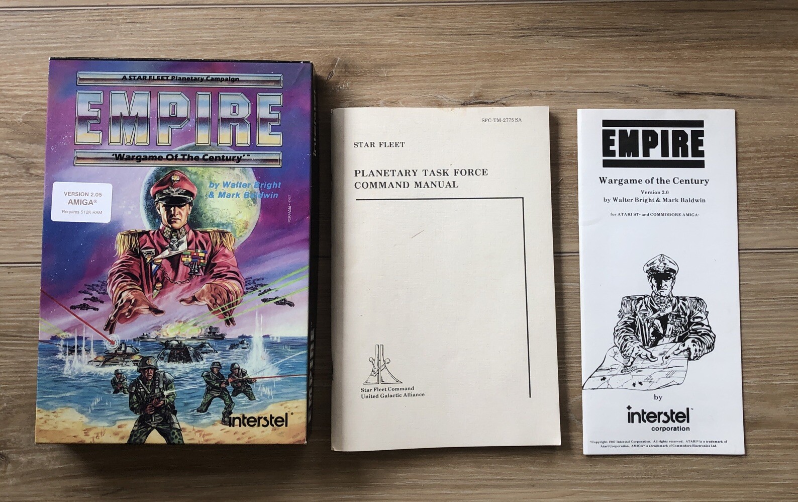 EMPIRE WAR GAME OF THE CENTURY COMMODORE AMIGA BY INTERSTEL BOX AND MANUAL ONLY