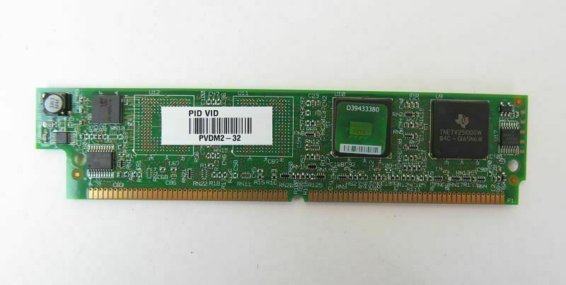 CISCO PVDM2-32 32 Channel Packet Voice Fax DSP Module for 2600 2800 3700 3800