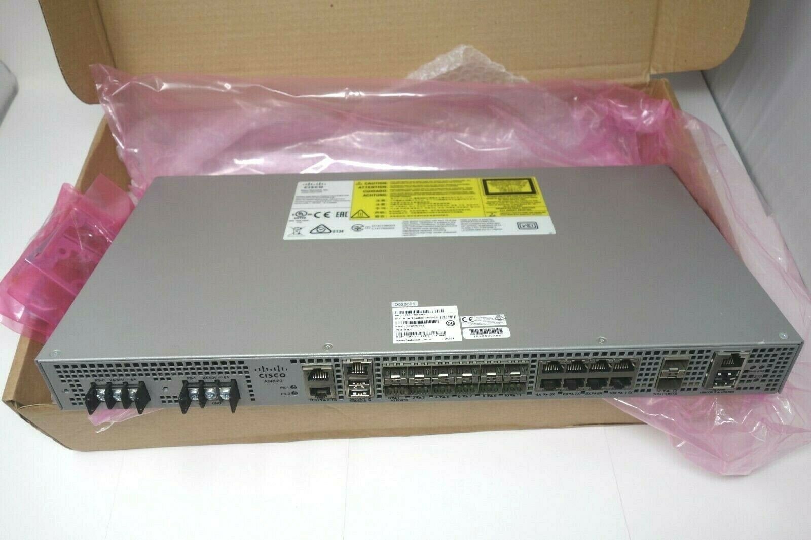 Cisco ASR-920-12CZ-D Aggregation Services Router 