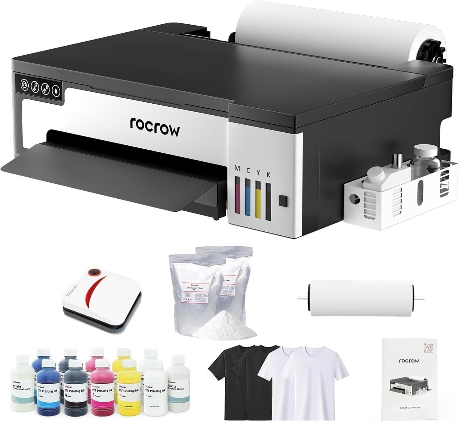 A3 L8058 DTF Printer Bundle, XP600 Printhead+Shaker+Laptop,for T-shirt Printing