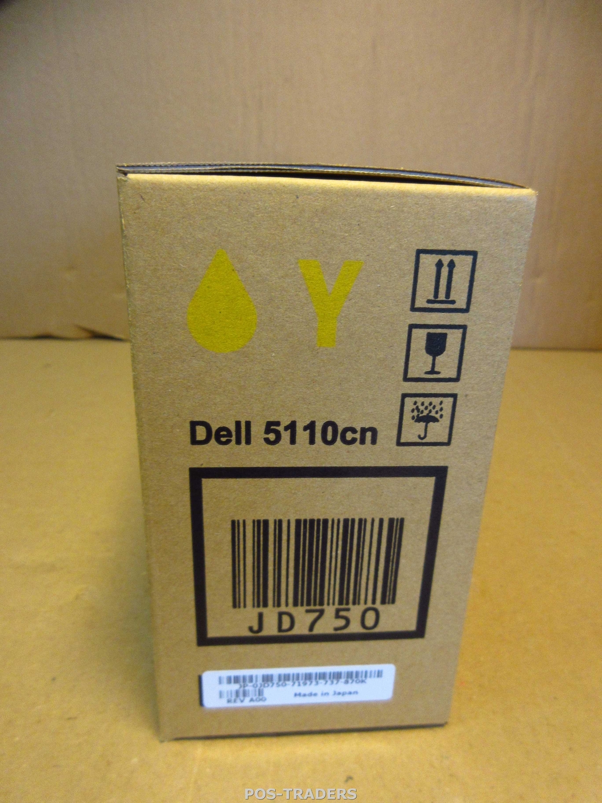 Dell JD750 Yellow Toner Cartridge FOR 5110cn Laser Printer NEW NUOVO Genuine 