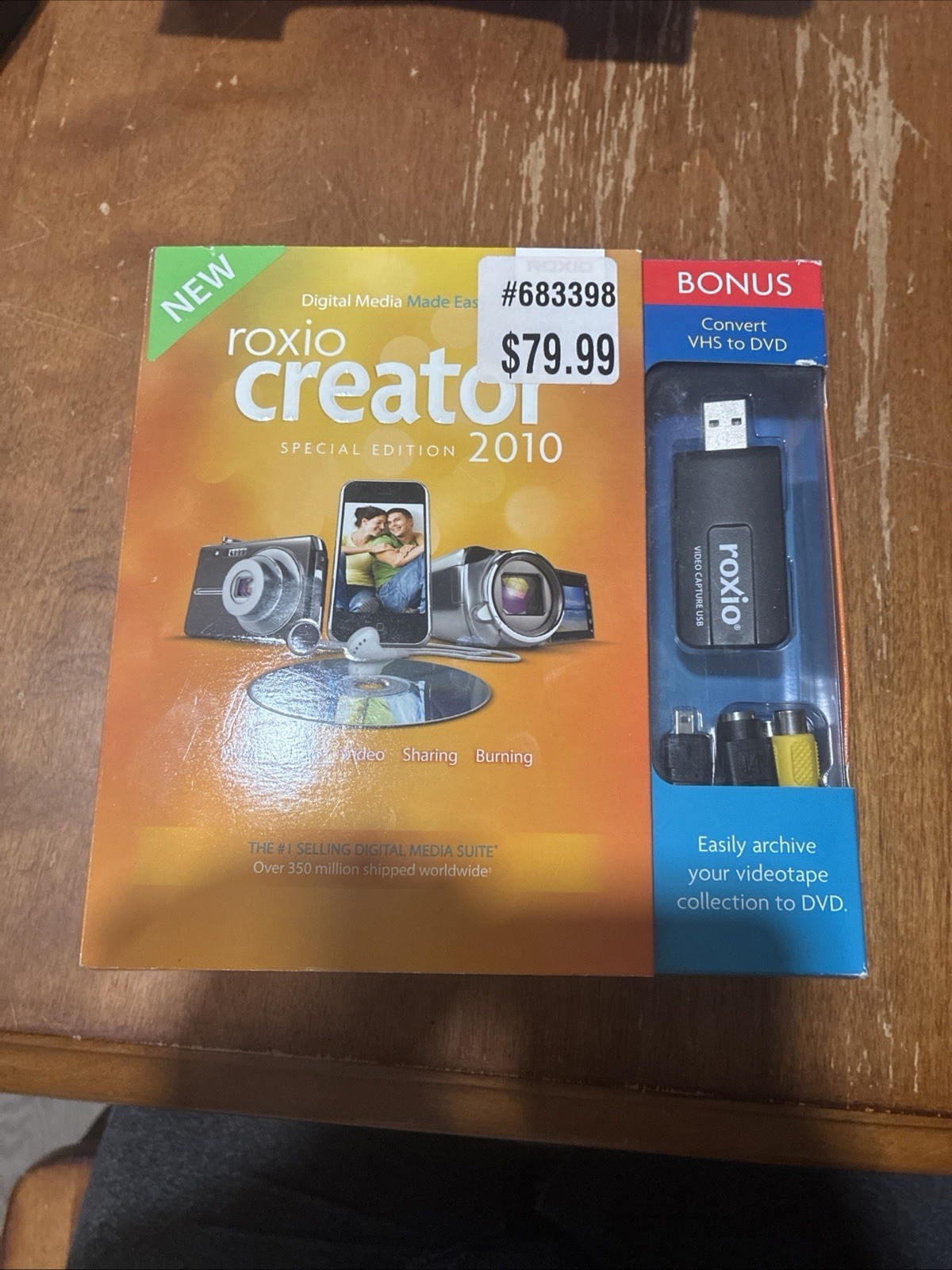 ROXIO CREATOR Special Edition - VHS To DVD Video Capture Editing USB PC Computer