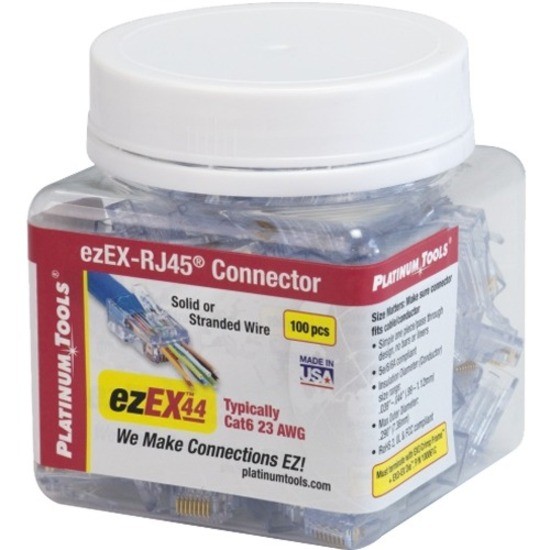 Platinum Tools ezEX 44 - ezEX-RJ45 Connector (0184-0932) (01840932)