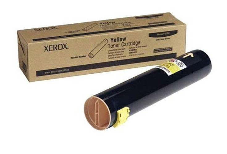 Genuine Toner XEROX Phaser 7760 7760dn 7760Vdn Vdx / 106R01162 YELLOW Cartridge