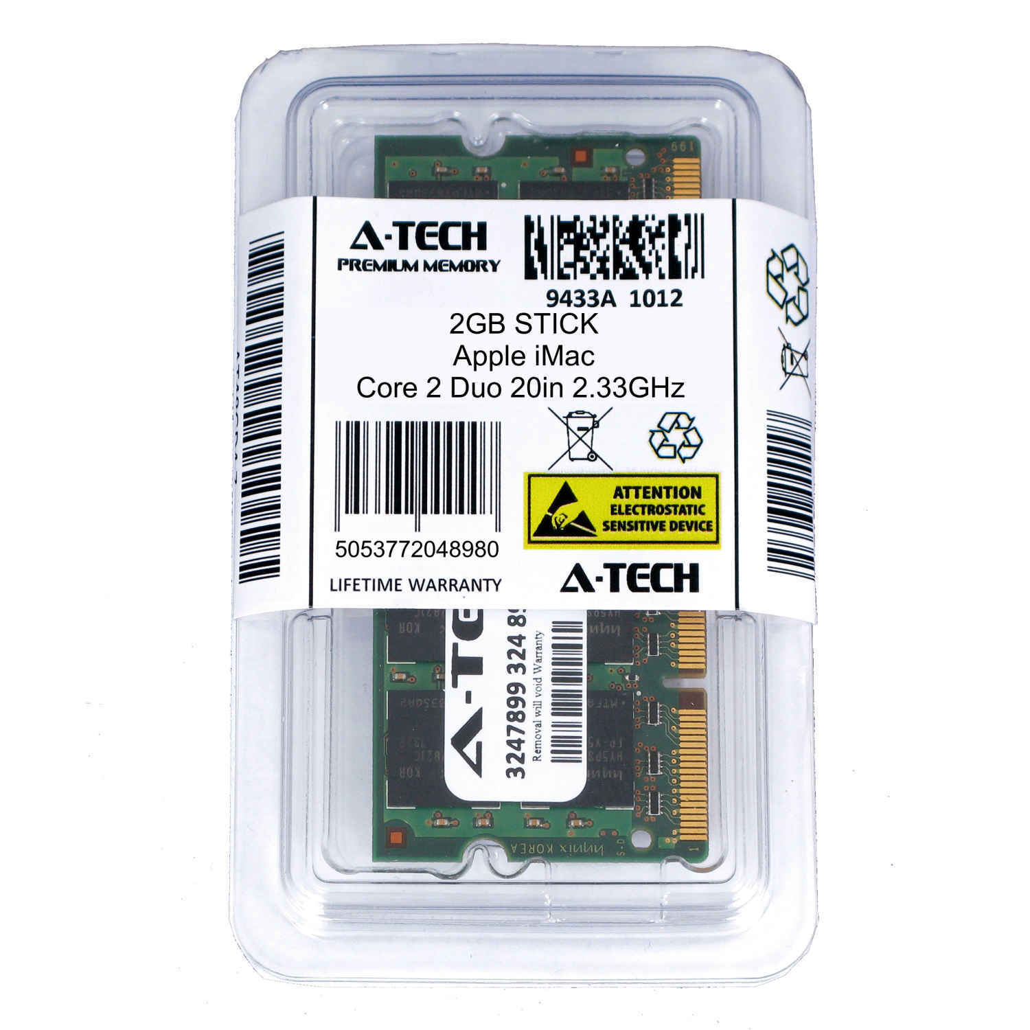 2GB SODIMM Apple iMac 2.33GHz Core 2 Duo 20in Core 2 Duo 24in Ram Memory