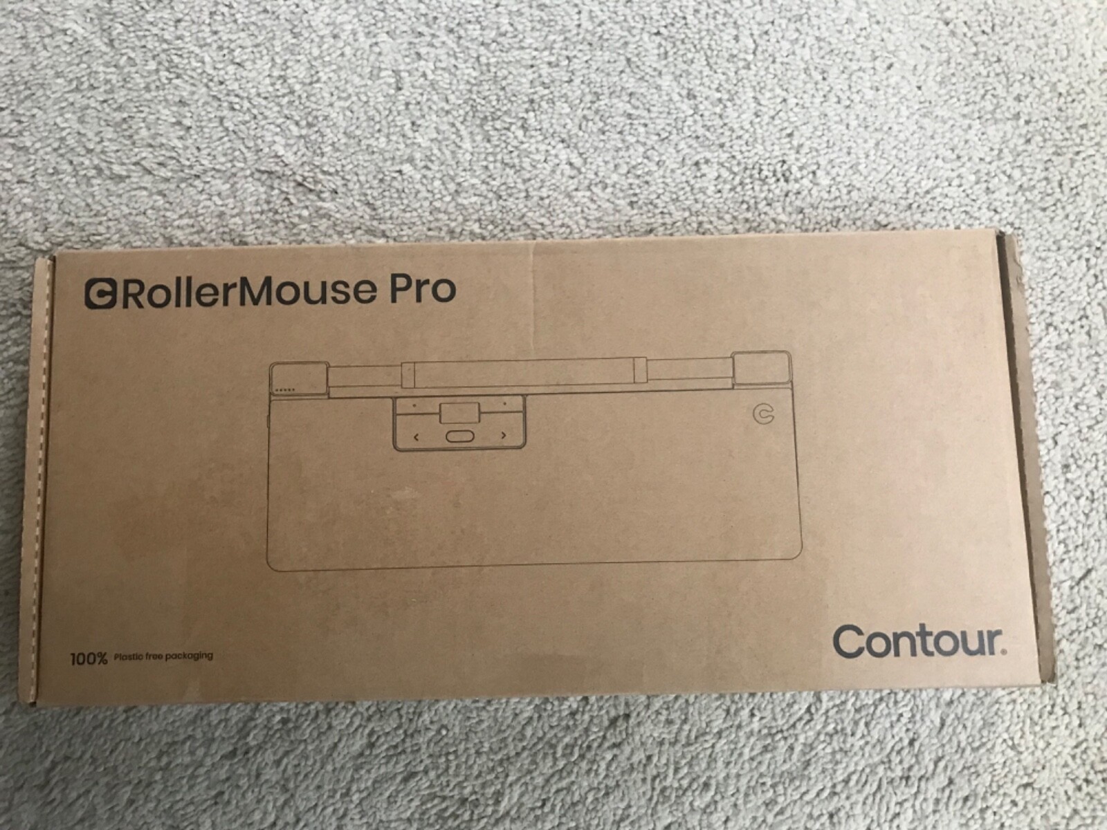 Contour RollerMouse Pro - Vegan Leather - Slim (cdrmpro20110)(Wired)