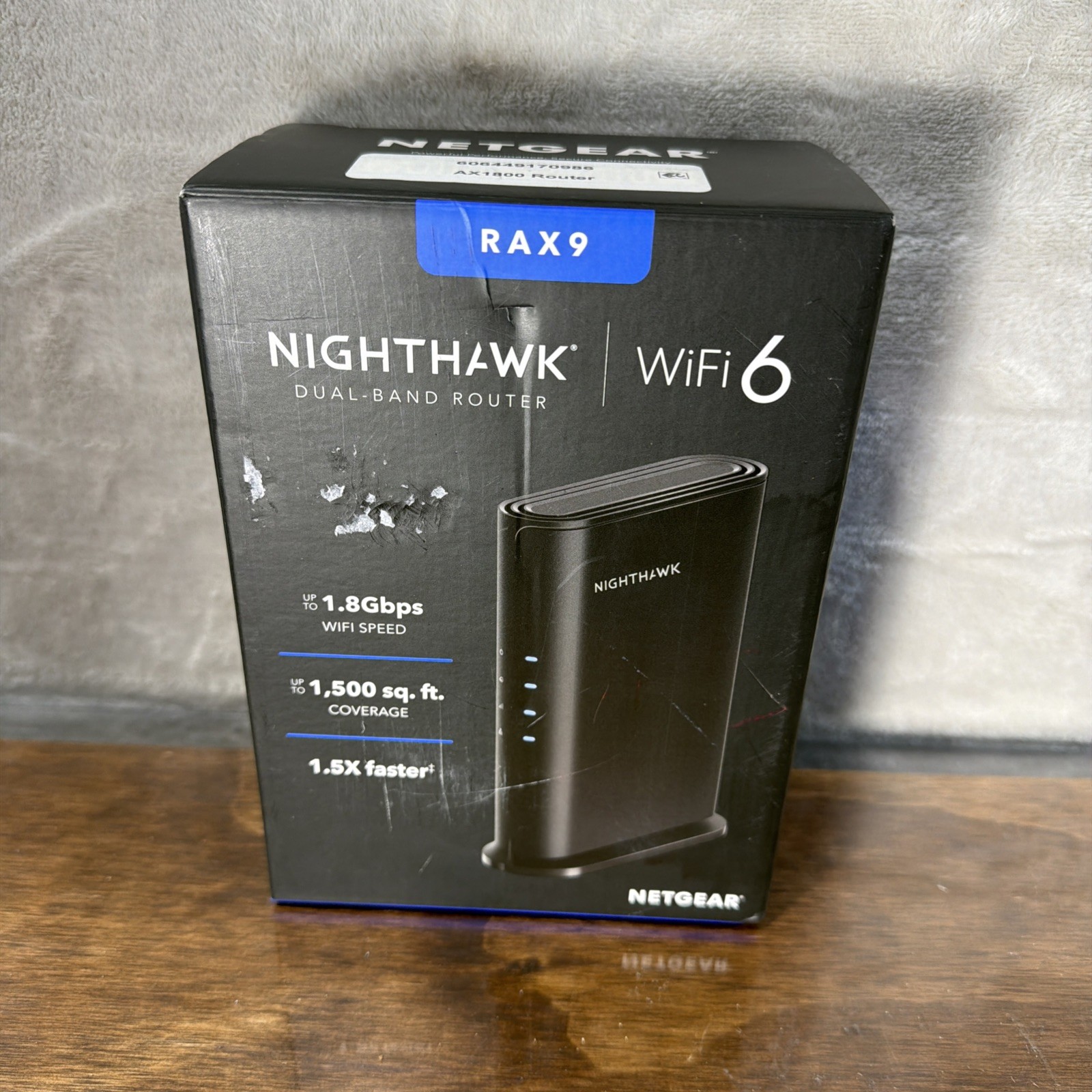 New NETGEAR Nighthawk RAX10 Dual Band WiFi 6 AX1800 RAX10