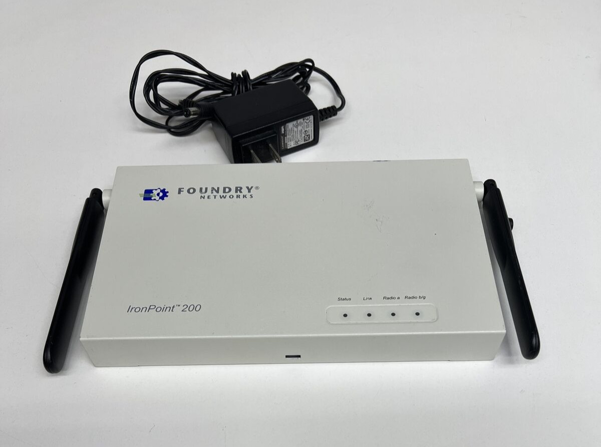 Foundry Networks IronPoint IP200 access points With power supply working * VGC