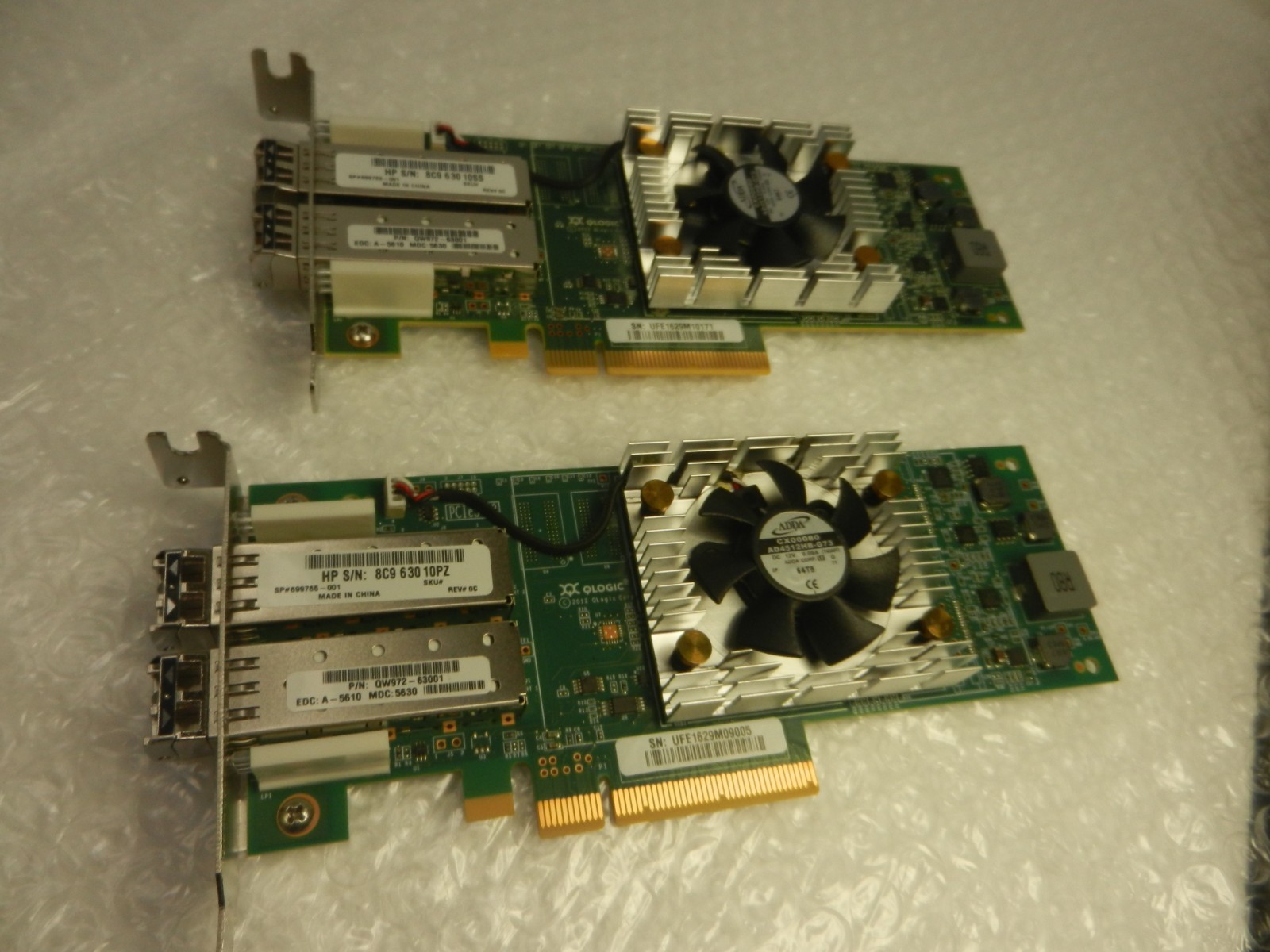 HP QLogic QLE2662 Dual Port 16Gb SFP+ Fibre HBA adapter hd8310405-18 LOW PROFILE