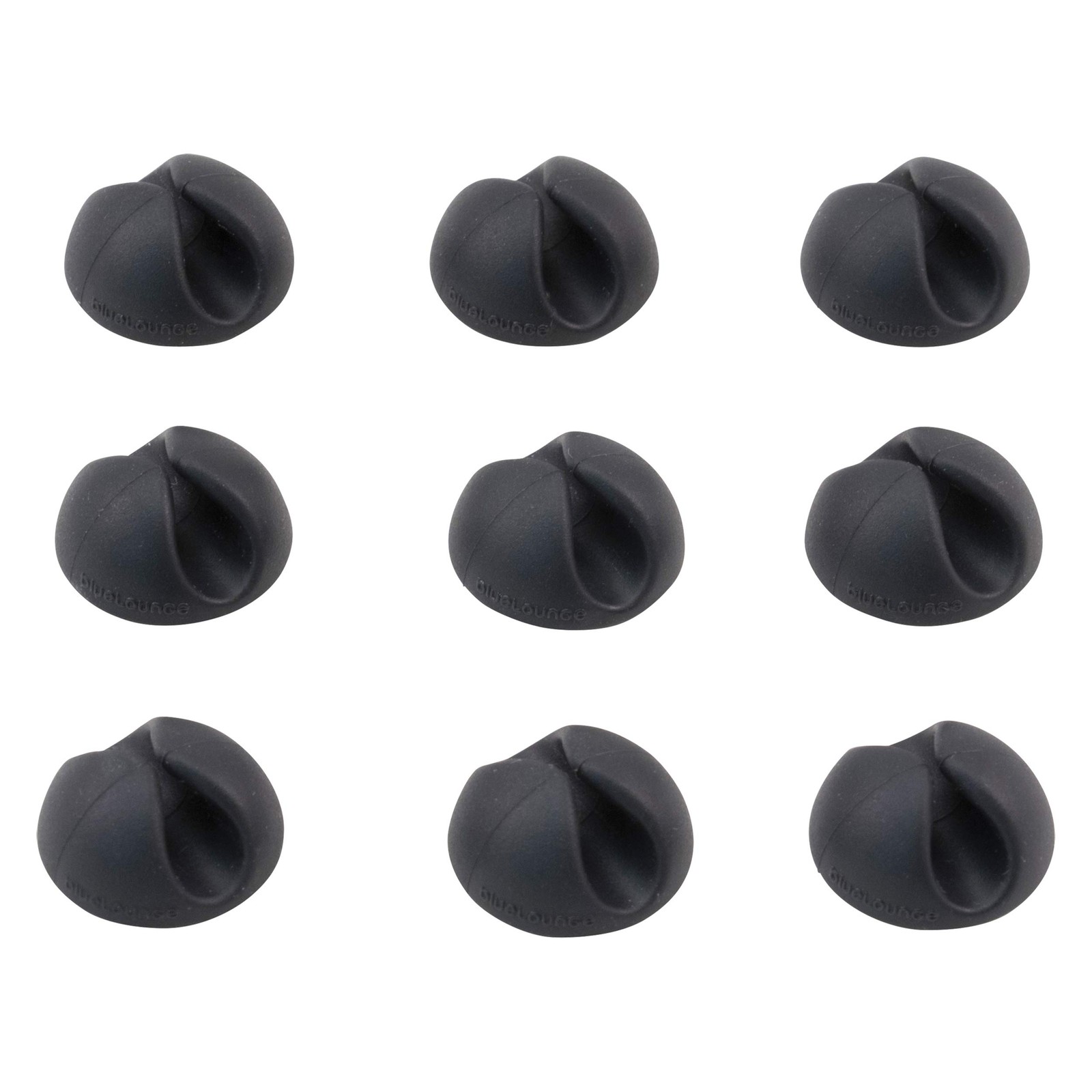 Bluelounge CableDrop Mini Black - Cable Management System for 1 Pack,