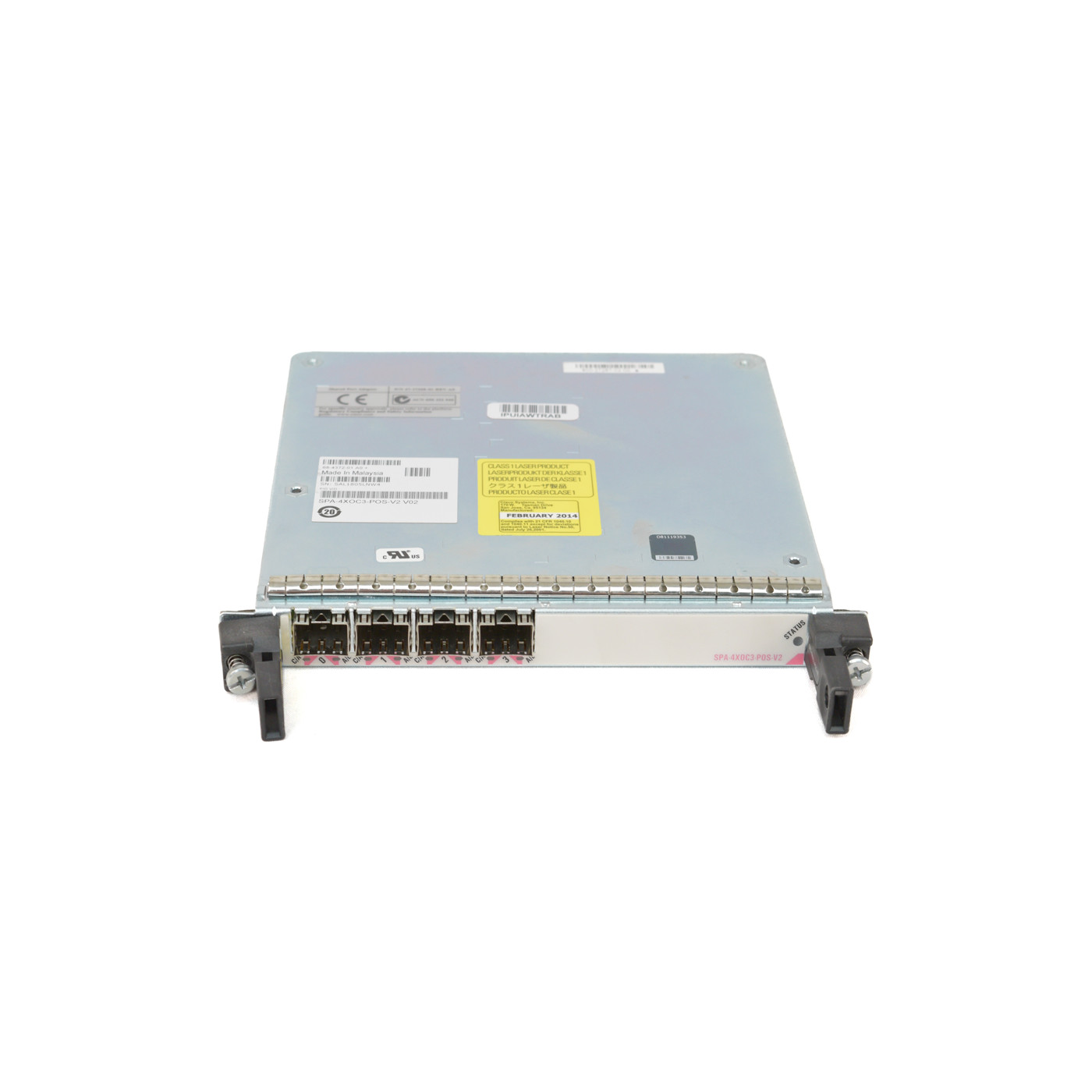 Cisco SPA-4XOC3-POS-V2 4 Port OC-3C/STM-1 POS Shared Adapter ASR1000-SIP KCK