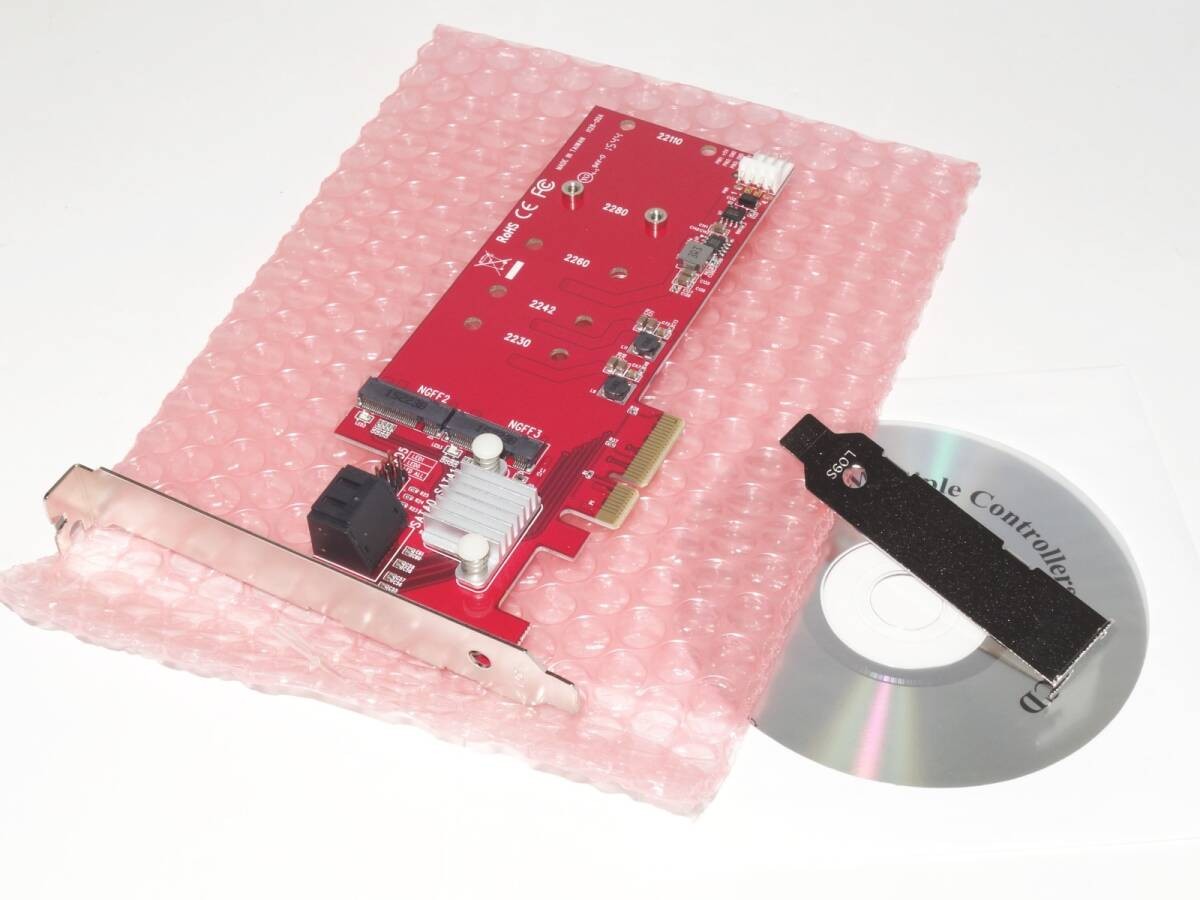 [SATA3/M.2/ PCIe Connection] StarTech.com PEXM2SAT3422 (2x M.2 SSD SATA 3.0 2-Po