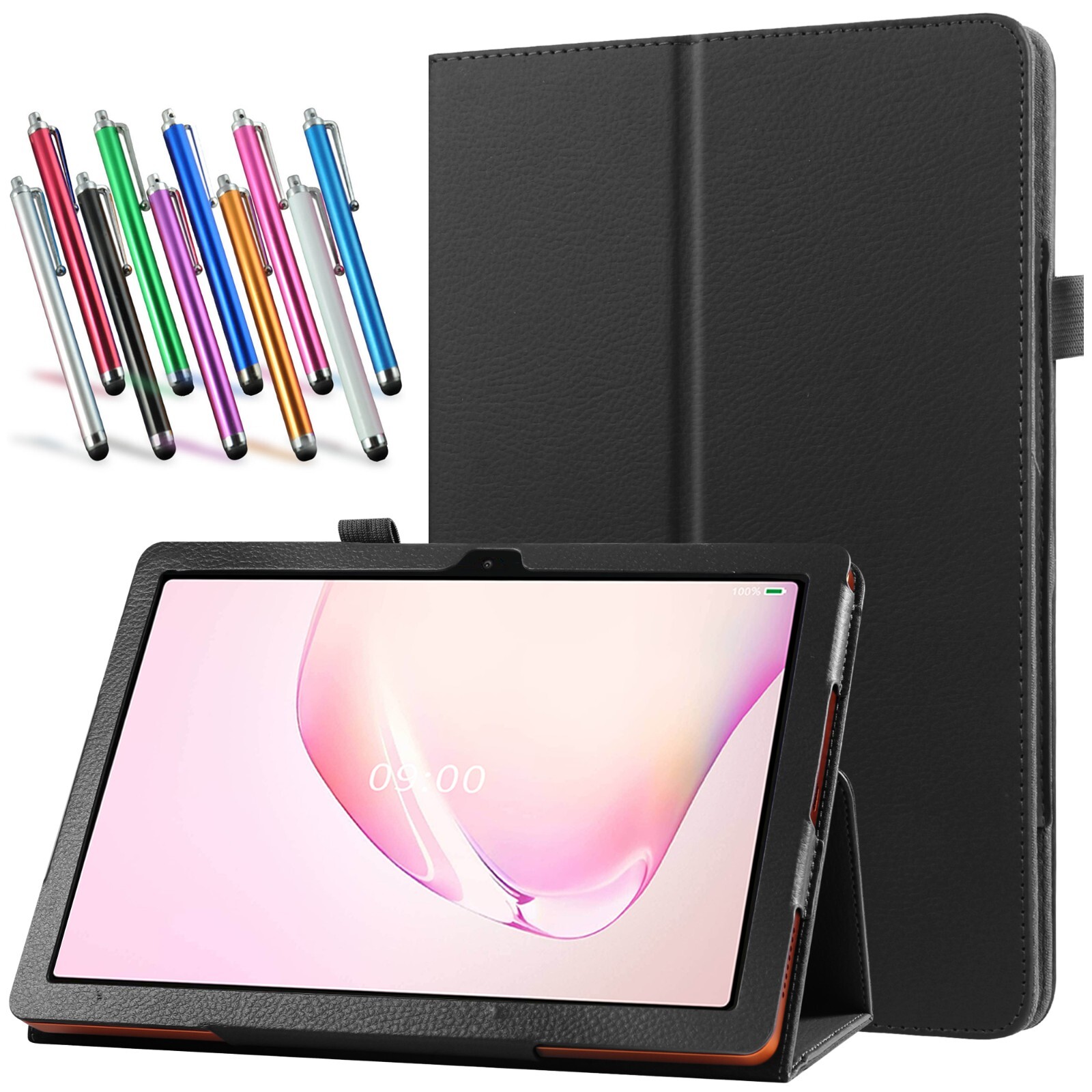 Onn 10.1 inch Case Slim Folding Stand Cover for SURF ONN Tablet 10.1" 2024 Model
