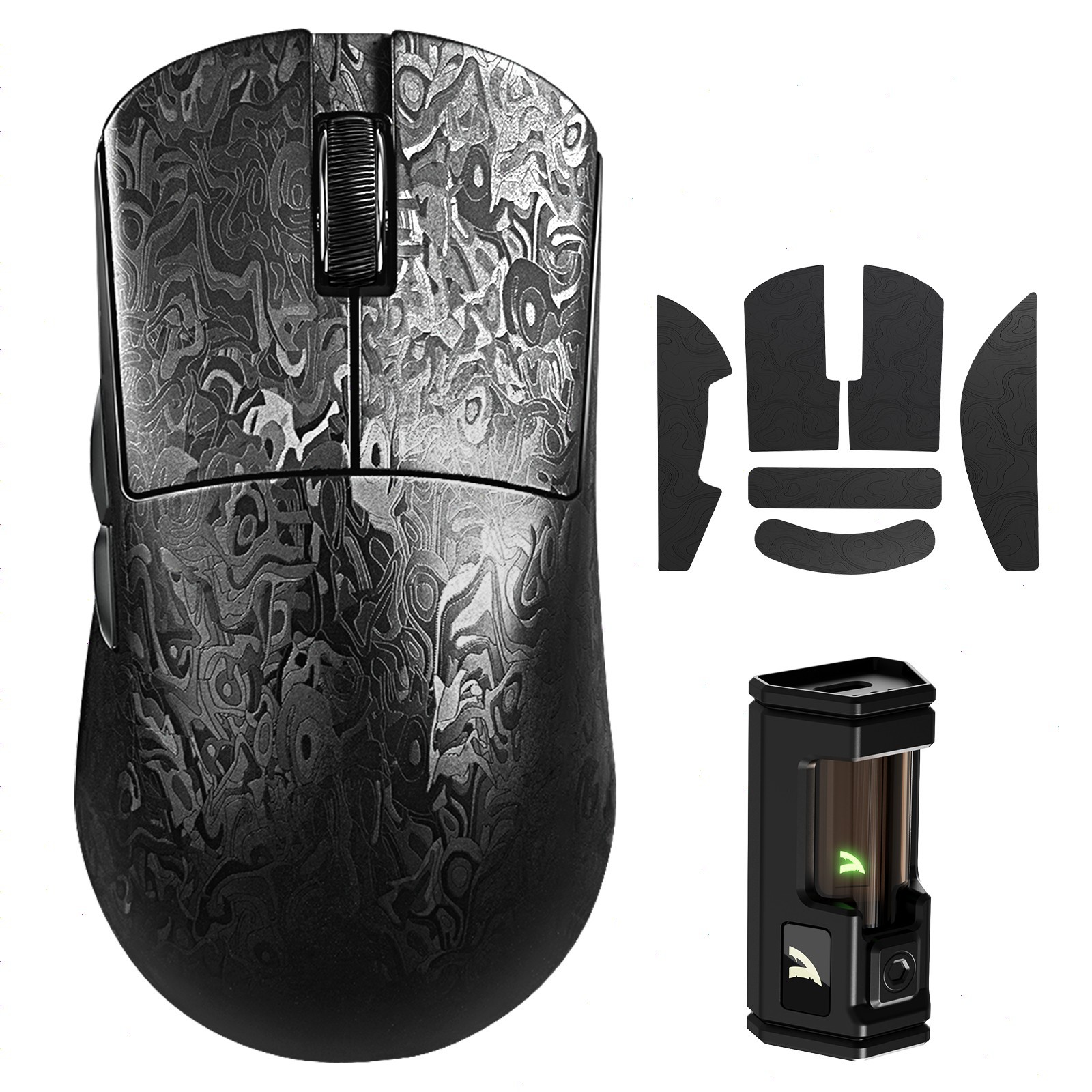 ATTACK SHARK R11 Ultra 8K Carbon Fiber Wireless Gaming Mouse-Black For PC Mac