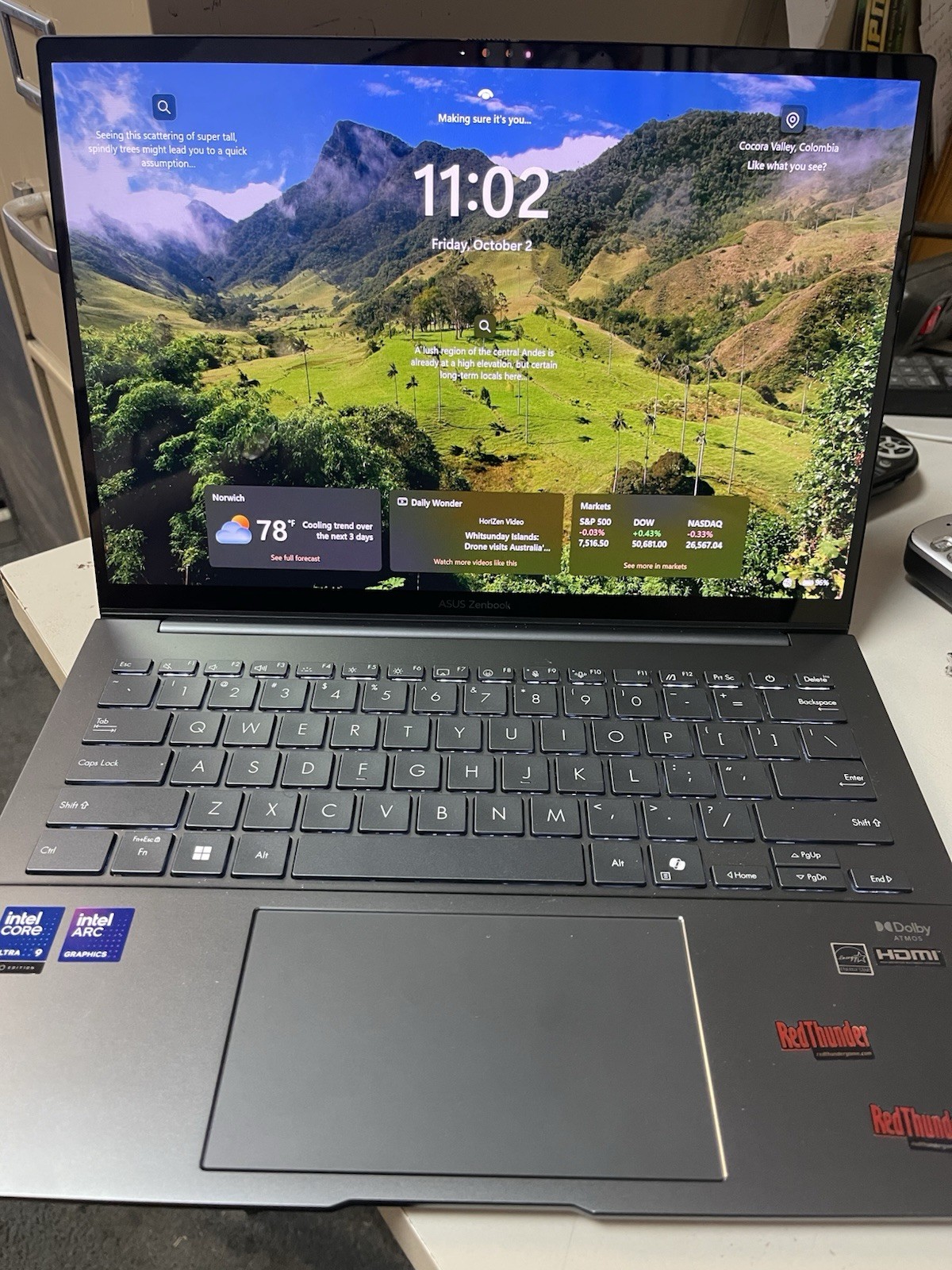 ASUS Zenbook 14 UX3405C FHD+ OLED Touch (Core Ultra 9 285H, 32GB RAM, 1TB SSD)