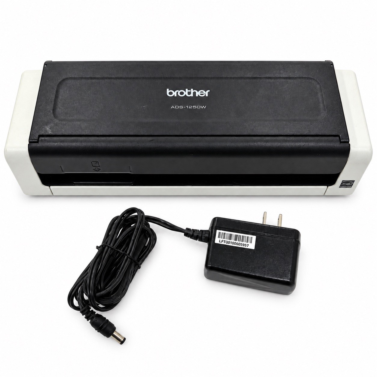 Brother ADS-1250W Wireless Compact Desktop Scanner w/ Power Adapter 