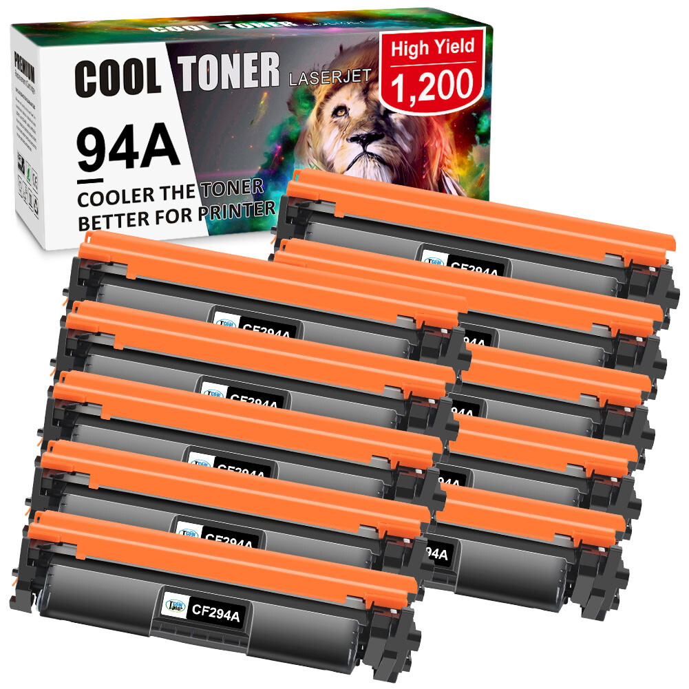 10PK CF294A 94A Toner Cartridge For HP LaserJet Pro MFP M118dw M148fdw M149fdw