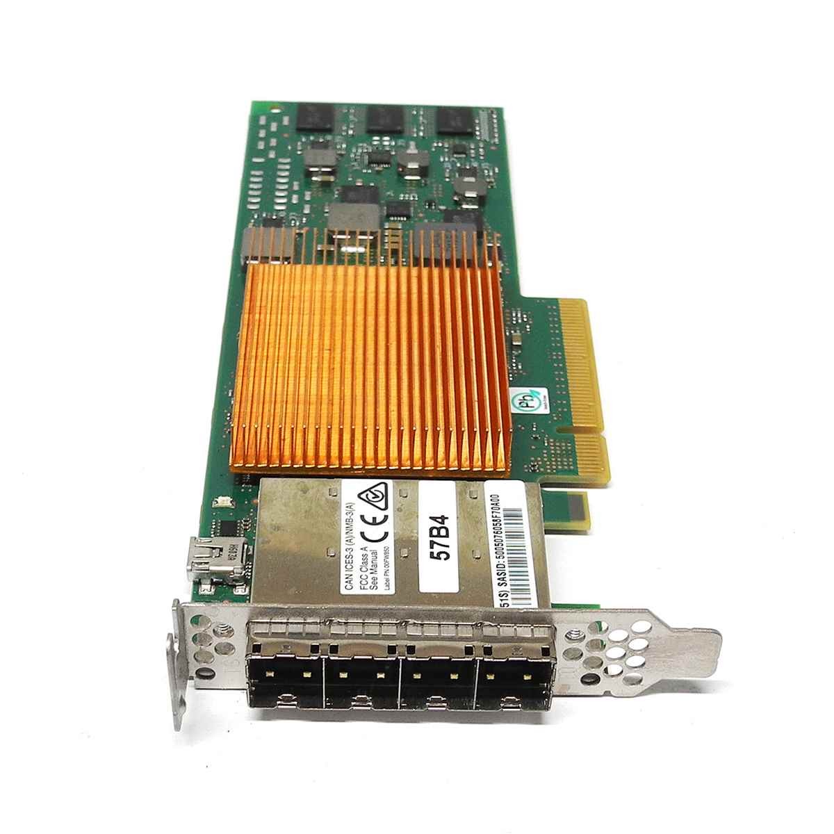 IBM 57B4 Quad Port 6G SAS RAID Controller PCIe3 x8 for Power8 System 01DH504